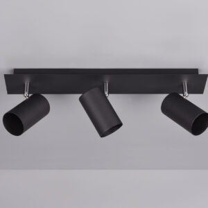 Σποτ Trio Lighting   3xGU10 Μαύρο Ματ Μεταλλικό    802400332