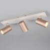 Πολύφωτο Οροφής/Τοίχου MARLEY Σποτ 3xGU10 Καφε & Γκρι Trio Lighting – 802400365