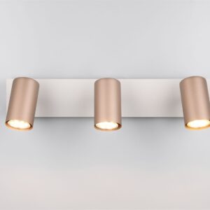 Πολύφωτο Οροφής/Τοίχου MARLEY Σποτ 3xGU10 Καφε & Γκρι Trio Lighting – 802400365
