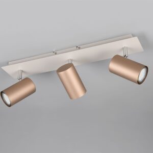 Πολύφωτο Οροφής/Τοίχου MARLEY Σποτ 3xGU10 Καφε & Γκρι Trio Lighting – 802400365