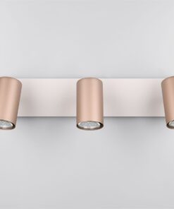 Πολύφωτο Οροφής/Τοίχου MARLEY Σποτ 3xGU10 Καφε & Γκρι Trio Lighting – 802400365