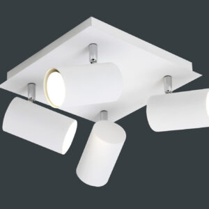Σποτ Trio Lighting   4xGU10 Λευκό Μεταλλικό    802430401