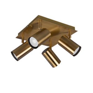 Σποτ Trio Lighting   4xGU10 Αντικέ Ορείχαλκος Μεταλλικό    802430404