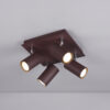 Σποτ Trio Lighting   4xGU10 Σκουριά Μεταλλικό    802430424