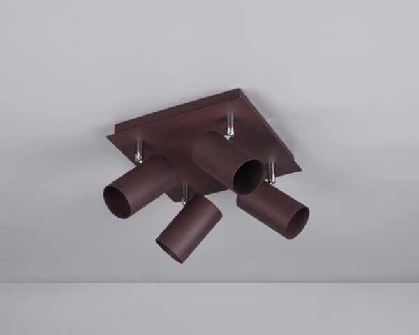 Σποτ Trio Lighting   4xGU10 Σκουριά Μεταλλικό    802430424