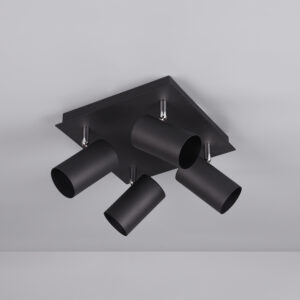 Σποτ Trio Lighting   4xGU10 Μαύρο Ματ Μεταλλικό    802430432