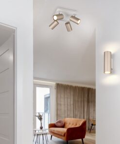 Πολύφωτο Οροφής MARLEY Σποτ 4xGU10 Καφε και Γκρι Trio Lighting – 802430465