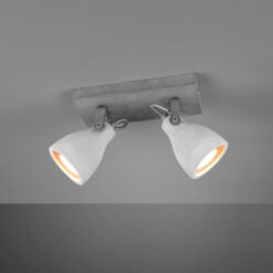Σποτ Trio Lighting   2xGU10 Τσιμέντο Μεταλλικό    802500278