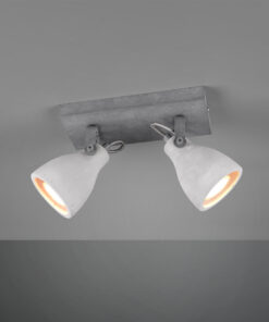 Σποτ Trio Lighting   2xGU10 Τσιμέντο Μεταλλικό    802500278
