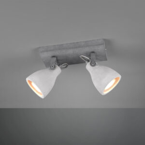 Σποτ Trio Lighting   2xGU10 Τσιμέντο Μεταλλικό    802500278