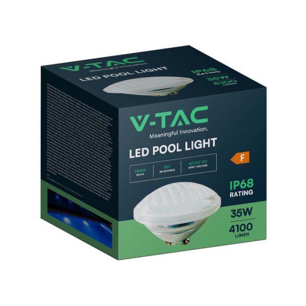 LED Λάμπα Πισίνας PAR56 35W V-TAC Ψυχρό Λευκό 6400K – 8026
