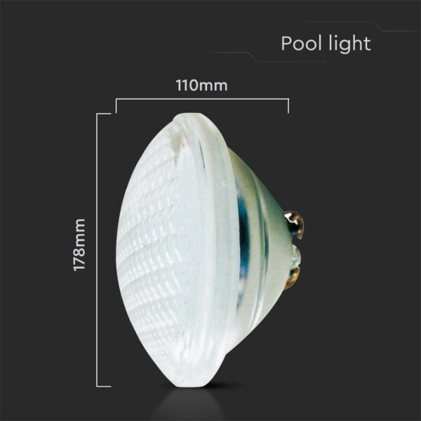 LED Λάμπα Πισίνας PAR56 35W V-TAC Ψυχρό Λευκό 6400K – 8026