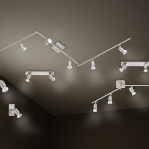 Σποτ Trio Lighting   GU10 Νίκελ Ματ Μεταλλικό    803000107