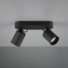 Σποτ Trio Lighting   2xGU10 Μαύρο Ματ Μεταλλικό    803500232