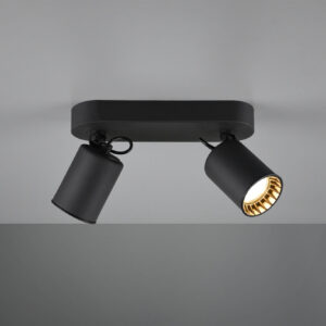 Σποτ Trio Lighting   2xGU10 Μαύρο Ματ Μεταλλικό    803500232
