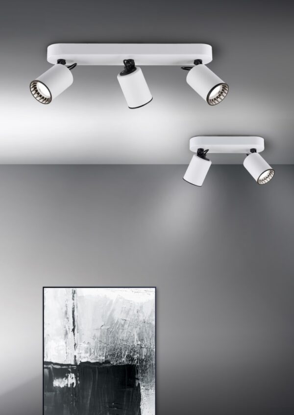 Σποτ Trio Lighting   3xGU10 Λευκό Ματ Μεταλλικό    803500331