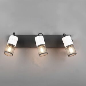 Φωτιστικό Οροφής Σποτ TOSH Trio Lighting 3x E14  Μαύρο-Άσπρο – 804300334