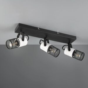 Φωτιστικό Οροφής Σποτ TOSH Trio Lighting 3x E14  Μαύρο-Άσπρο – 804300334
