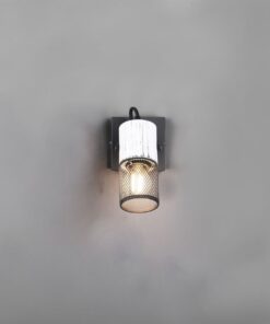 Επιτοίχιο Φωτιστικό Trio Lighting 1x E14 Χρώματος Μαύρο Άσπρο – 804370134