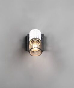 Επιτοίχιο Φωτιστικό Trio Lighting 1x E14 Χρώματος Μαύρο Άσπρο – 804370134