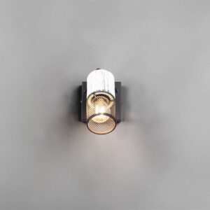 Επιτοίχιο Φωτιστικό Trio Lighting 1x E14 Χρώματος Μαύρο Άσπρο – 804370134