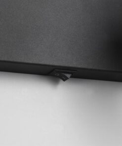 Επιτοίχιο Φωτιστικό Σποτ με Διακόπτη TOSH Trio Lighting 2x E14 Μαύρο-Άσπρο Ξύλο με Μεταλλικό Μαύρο Πλέγμα – 804370234