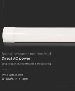 LED Πρισματικό Γραμμικό Φωτιστικό 120cm 40W V-TAC 4800lm Φυσικό Λευκό 4000K – 8048