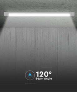LED Πρισματικό Γραμμικό Φωτιστικό 150cm 50W V-TAC 6000lm Φυσικό Λευκό 4000K – 8050