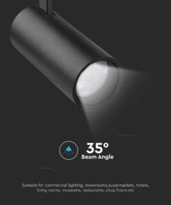 Φωτιστικό ράγας τριφασικό LED COB 30W 3 σε 1 CCT Μαύρου Χρώματος V-TAC – 8078