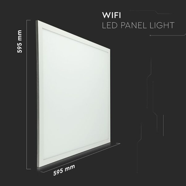 Wi-FI LED Πάνελ Τετράγωνο 60x60cm 40W V-TAC Smart Home 120° 4800lm 2700K-6400K – 8080