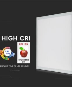 LED Πάνελ Τετράγωνο 45W V-TAC 60x60cm CRI>95 120° 3600lm Φυσικό 4000K – 8087