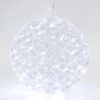 ΑΚΡΥΛΙΚΗ ΜΠΑΛΑ, 100 ΛΕΥΚΑ LED, ΜΕ ΜΕΤΑΣΧΗΜΑΤΙΣΤΗ, 40cm, IP44 EUROLAMP – 600-40089