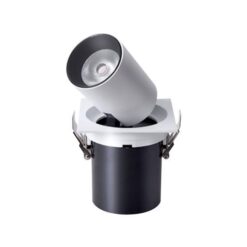 ΣΠΟΤ ΧΩΝΕΥΤΟ ΚΙΝΗΤΗ ΒΑΣΗ 12W Φ110 3000Κ ΛΕΥΚΟ EUROLAMP – 145-65021