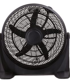 ΑΝΕΜΙΣΤΗΡΑΣ BOX FAN ΣΤΡΟΓΓΥΛΟΣ ΜΑΥΡΟΣ Φ50 100W EUROLAMP – 147-29052