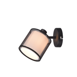 Φωτιστικό Spot Trio Lighting BURTON 1x E14 Μαύρο Ματ Μεταλλικό – 811400132