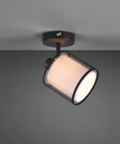 Φωτιστικό Spot Trio Lighting BURTON 1x E14 Μαύρο Ματ Μεταλλικό – 811400132