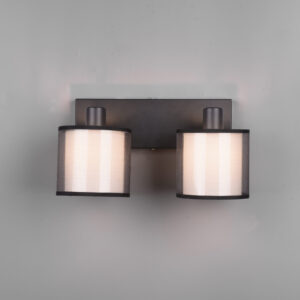 Φωτιστικό Spot Trio Lighting BURTON  2x E14 Μαύρο Ματ Μεταλλικό   – 811400232