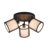 Φωτιστικό Spot Trio Lighting BURTON  3x E14 Μαύρο Ματ Μεταλλικό   – 811430332