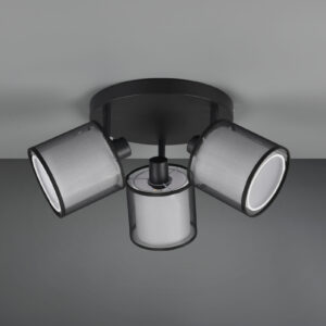Φωτιστικό Spot Trio Lighting BURTON  3x E14 Μαύρο Ματ Μεταλλικό   – 811430332