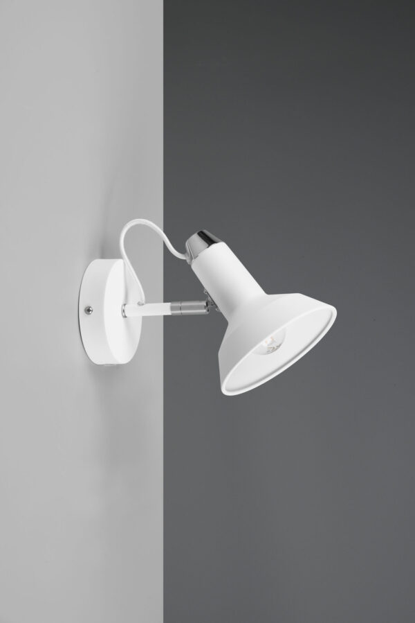 Φωτιστικό Spot Trio Lighting ROXIE  1x E14 Λευκό Ματ Μεταλλικό   – 811900131
