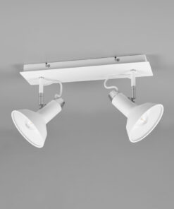 Φωτιστικό Spot Trio Lighting ROXIE 2x E14 Λευκό Ματ Μεταλλικό – 811900231