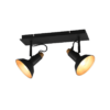 Φωτιστικό Spot Trio Lighting ROXIE  2x E14 Μαύρο Ματ Μεταλλικό   – 811900232