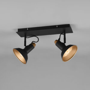 Φωτιστικό Spot Trio Lighting ROXIE  2x E14 Μαύρο Ματ Μεταλλικό   – 811900232