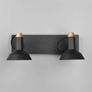 Φωτιστικό Spot Trio Lighting ROXIE  2x E14 Μαύρο Ματ Μεταλλικό   – 811900232