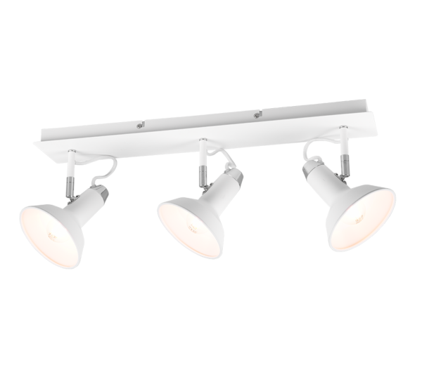 Φωτιστικό Spot Trio Lighting ROXIE  3x E14 Λευκό Ματ Μεταλλικό   – 811900331