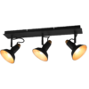 Φωτιστικό Spot Trio Lighting ROXIE  3x E14 Μαύρο Ματ Μεταλλικό   – 811900332