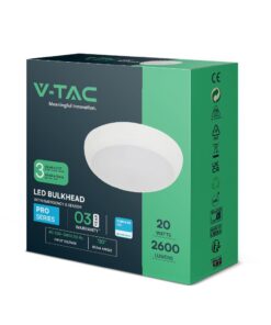 Φωτιστικό Οροφής 8W/16W/20W LED SAMSUNG 3IN1 IP65 V-TAC – 801-24VT