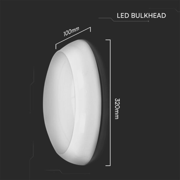 Φωτιστικό Οροφής 8W/16W/20W LED με Ανιχνευτή Κίνησης SAMSUNG 3IN1 IP65 V-TAC – 804-24