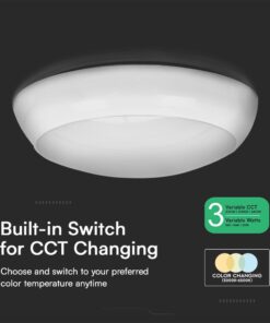 Φωτιστικό Οροφής 8W/16W/20W LED SAMSUNG 3IN1 IP65 V-TAC – 801-24VT