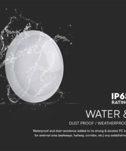 Φωτιστικό Οροφής 8W/16W/20W LED SAMSUNG 3IN1 IP65 V-TAC – 801-24VT